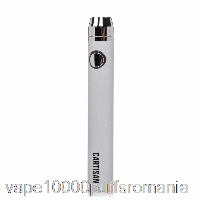 Vape Romania Buton Cartisan Vv 650 510 Baterie Argintiu